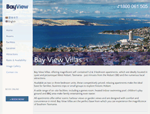 Tablet Screenshot of bayviewvillas.com.au